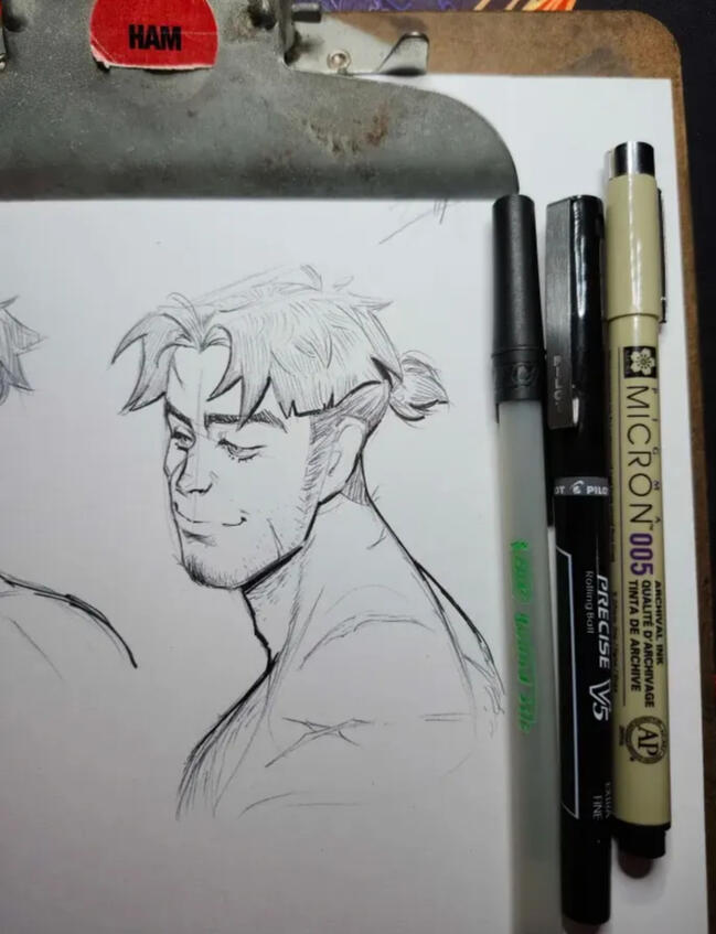 Sketch of my DnD character Stefan.